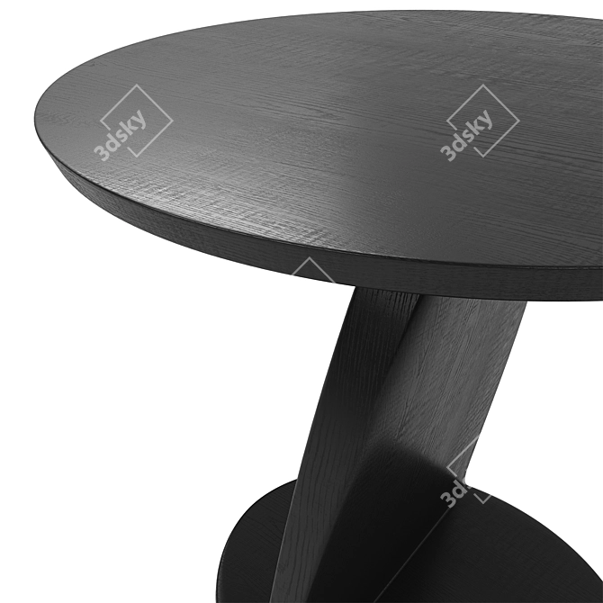 Oblic Side Table by Ethnicraft 3D model image 2