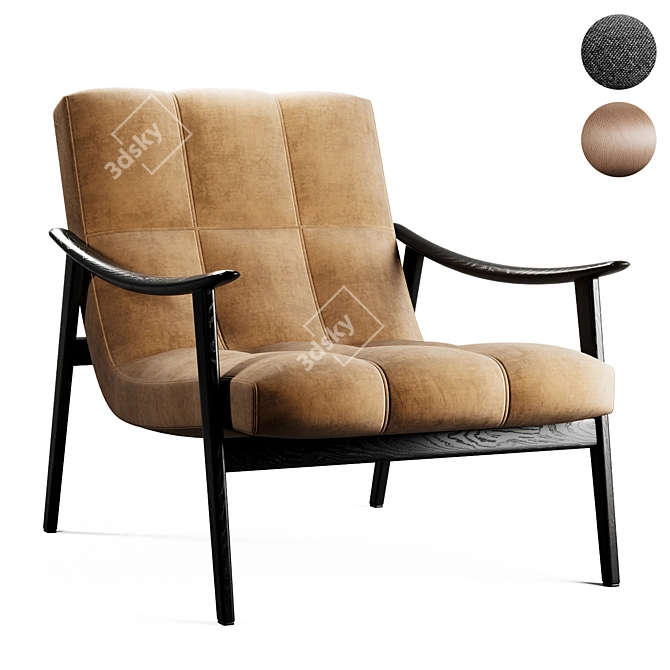 Fynn Minotti Armchair Collection 3D model image 1