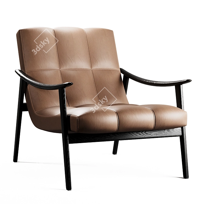 Fynn Minotti Armchair Collection 3D model image 2