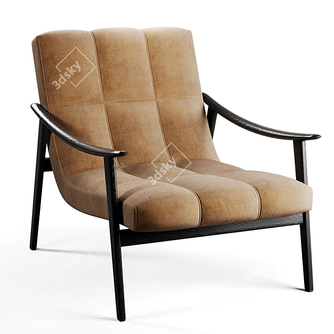 Fynn Minotti Armchair Collection 3D model image 6