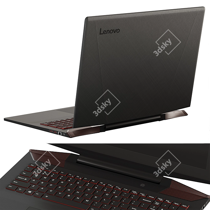 Lenovo Y700 Gaming Powerhouse 3D model image 5