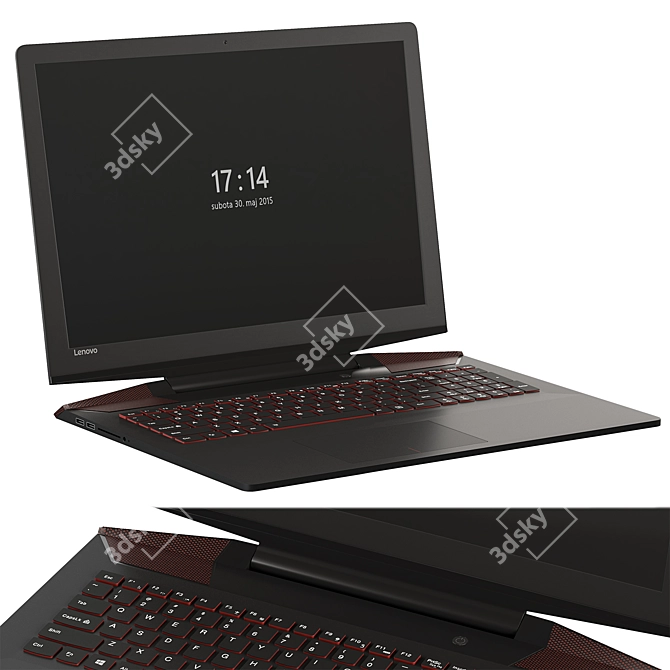 Lenovo Y700 Gaming Powerhouse 3D model image 6