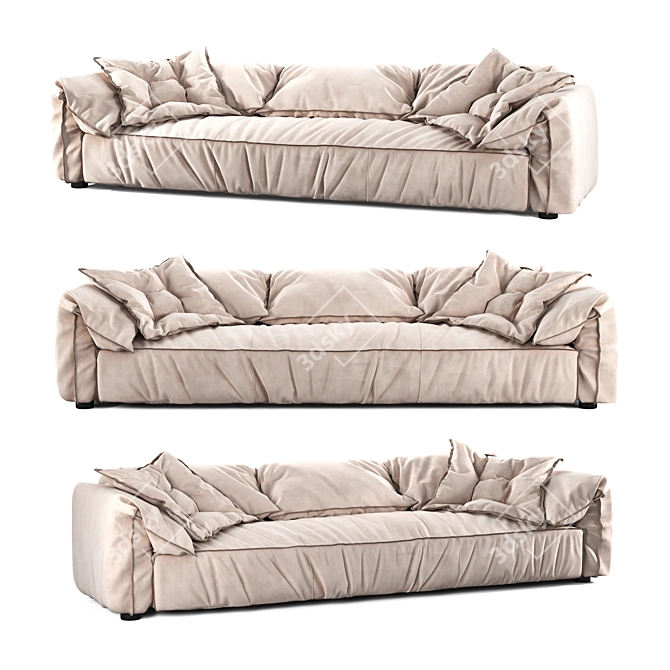 Modern Vray Sofa with Textures 3D model image 1