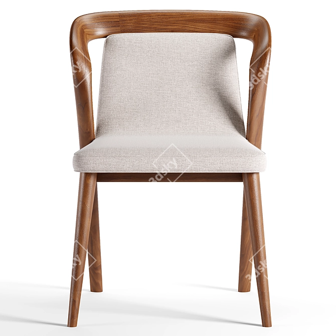 Modern Minimalist FEAT Chair 3D model image 2