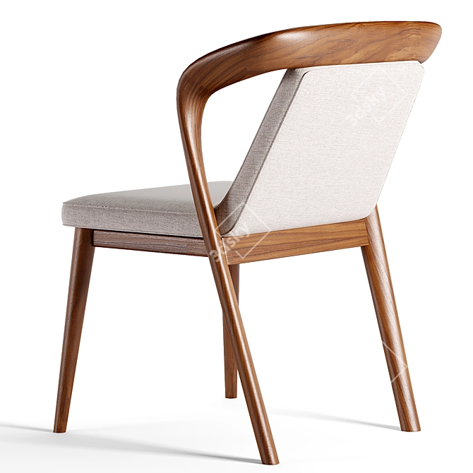 Modern Minimalist FEAT Chair 3D model image 3