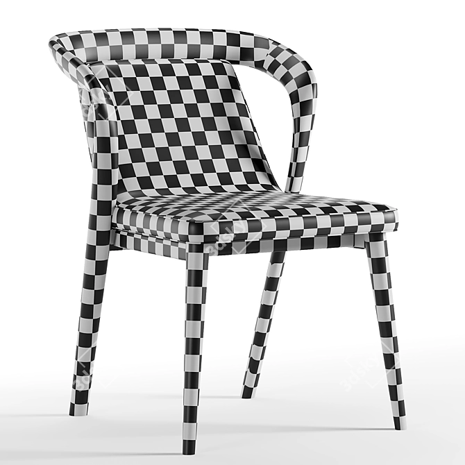 Modern Minimalist FEAT Chair 3D model image 4