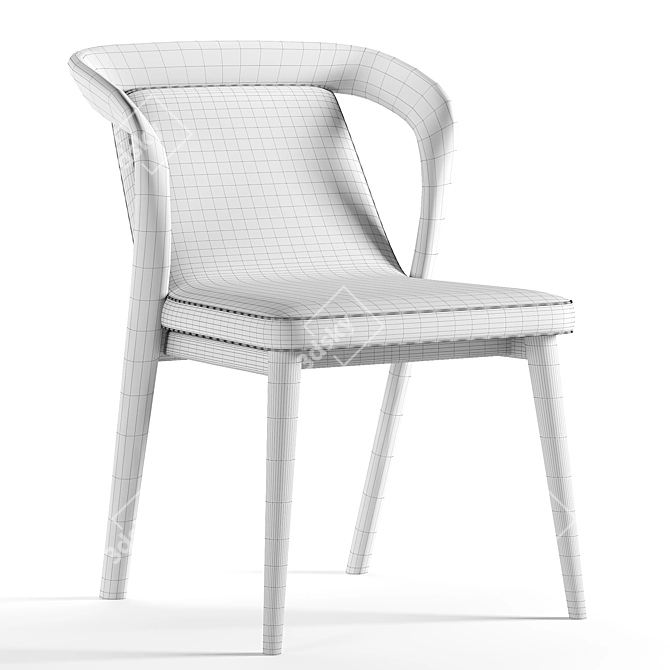 Modern Minimalist FEAT Chair 3D model image 5