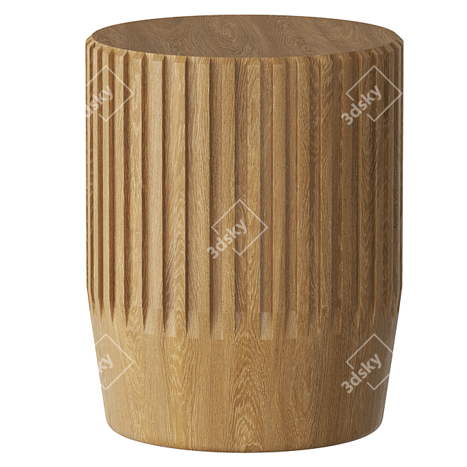 Arbor Stool Unit: cm Vray 3D model image 1