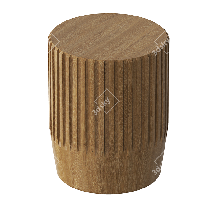 Arbor Stool Unit: cm Vray 3D model image 2