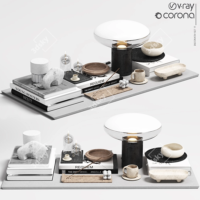 2015 3D Decorative Set Models 3D model image 1