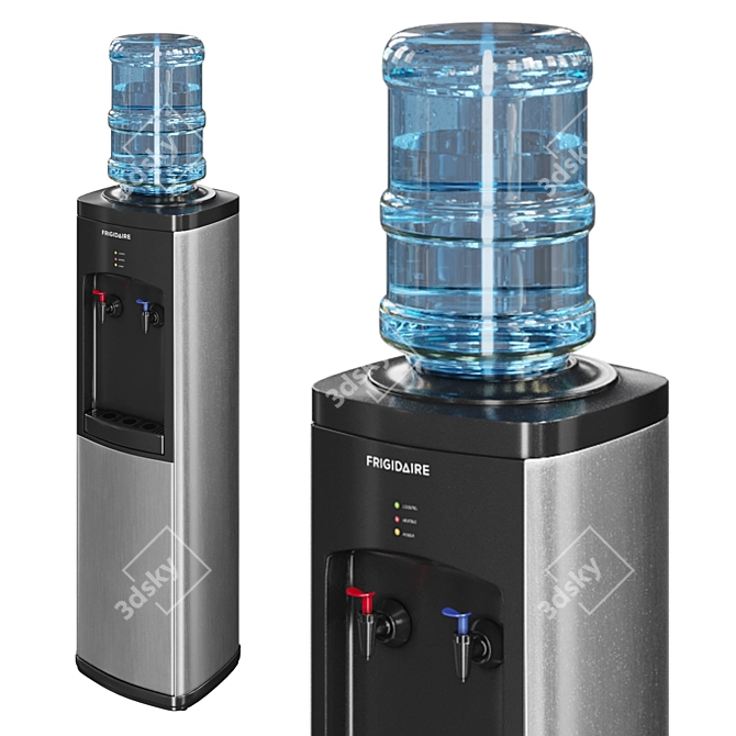 3D Modeling Water Cooler Replica 3D model image 3