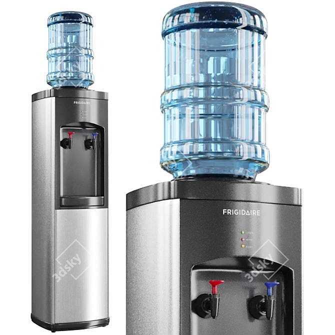 3D Modeling Water Cooler Replica 3D model image 5