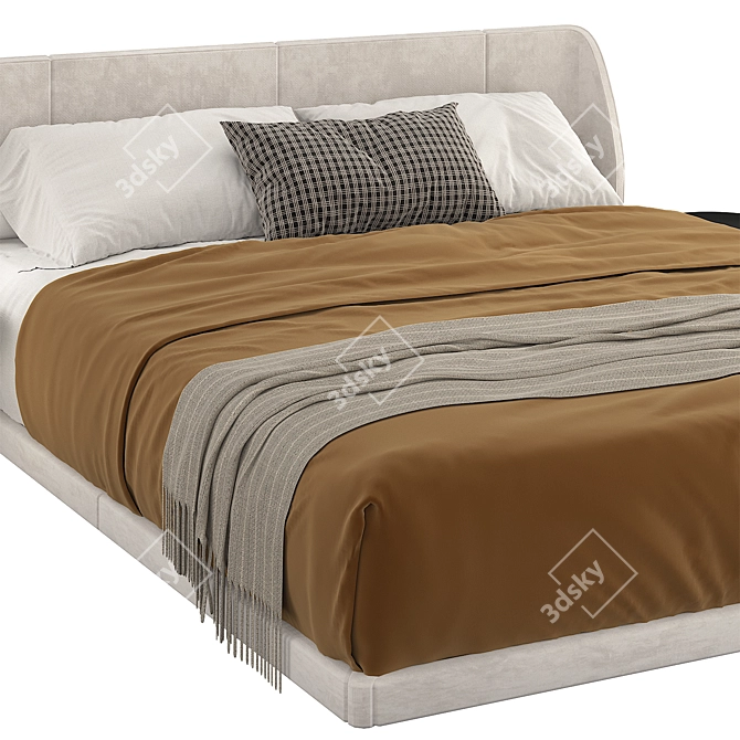 B&B Italia Alys Bed 3D Render 3D model image 4