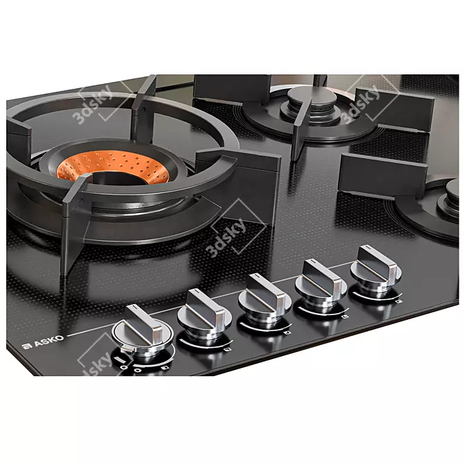 Asko Appliance Set: Hobs, Hoods 3D model image 4