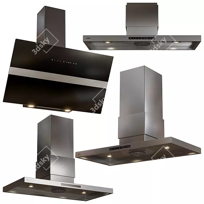 Asko Appliance Set: Hobs, Hoods 3D model image 6