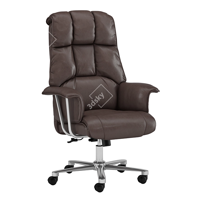 Executive President Chair 150kg Capacity 3D model image 2