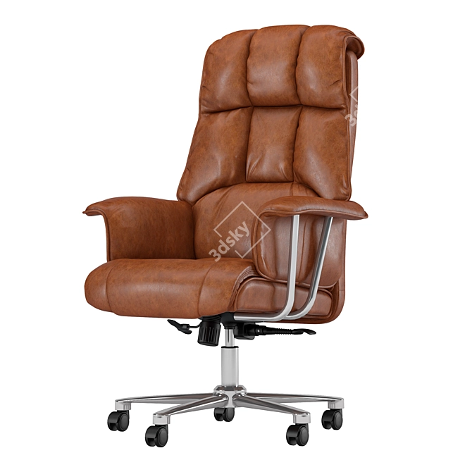 Executive President Chair 150kg Capacity 3D model image 7