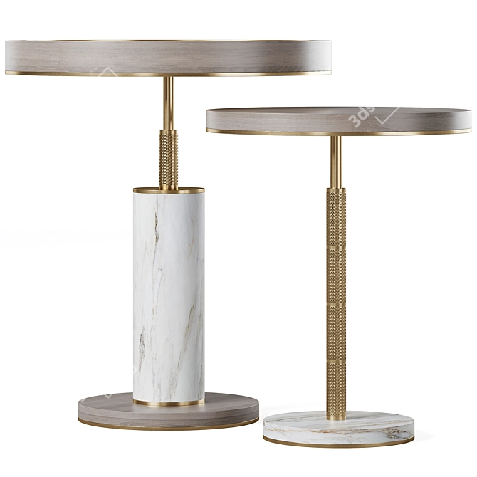  Modern SEATTLE Side Table 3D model image 2