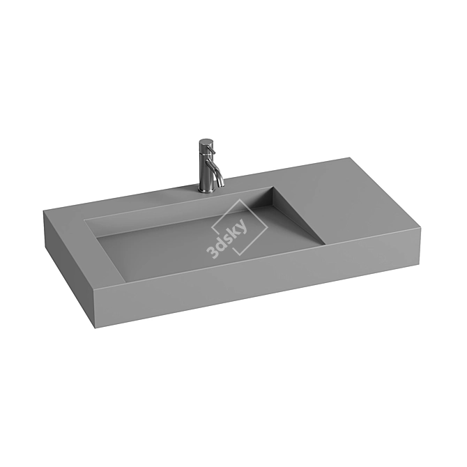 Badeloft Wall Mount Sinks Set 3D model image 2