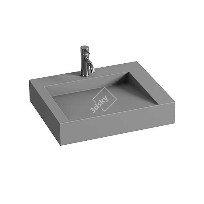 Badeloft Wall Mount Sinks Set 3D model image 4