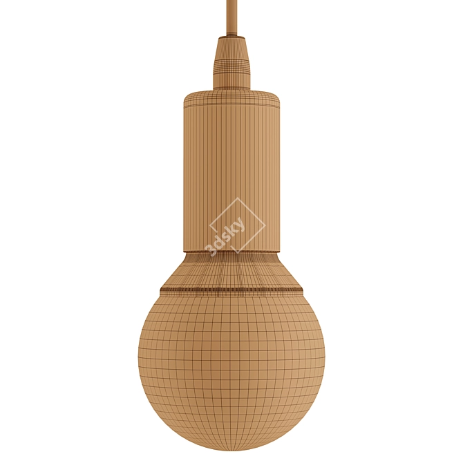 Modern Industrial Pendant Lamp - KIRIN 3D model image 2