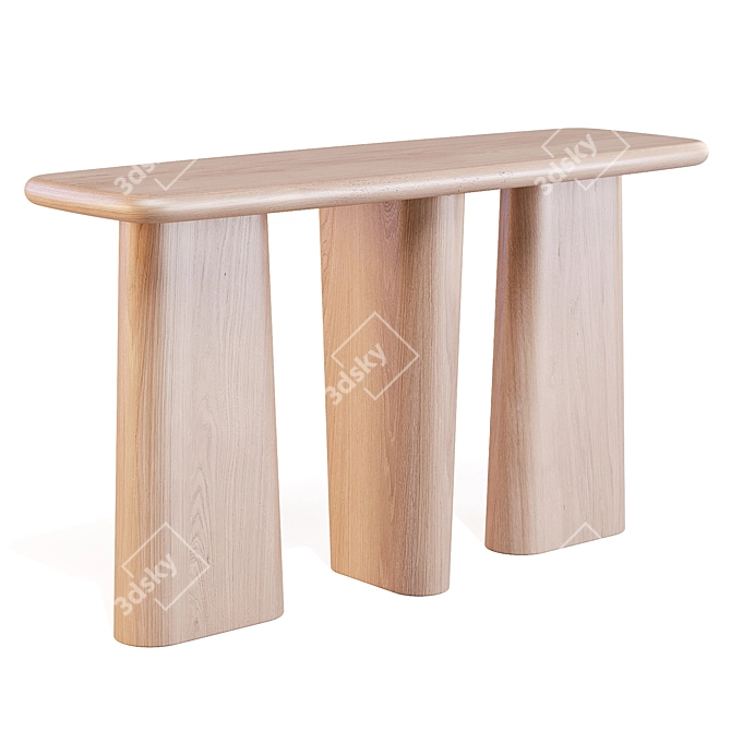 Nera Modern Console Table 3D model image 4