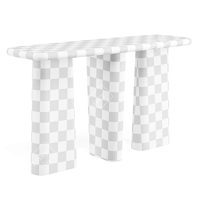 Nera Modern Console Table 3D model image 5