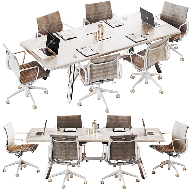 2015 IKEA Conference Table Set 3D model image 5