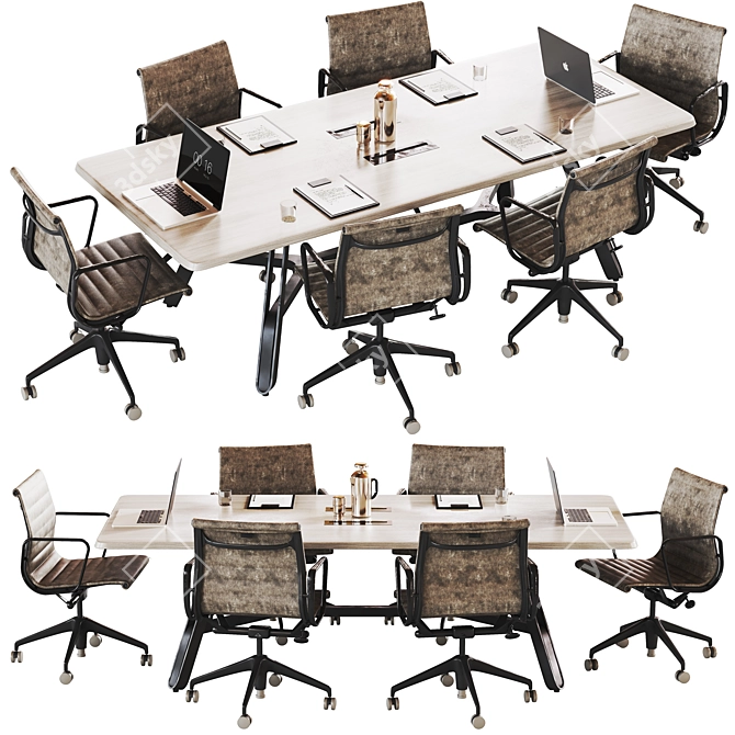 2015 IKEA Conference Table Set 3D model image 6