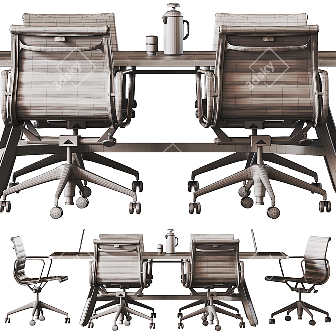 2015 IKEA Conference Table Set 3D model image 7