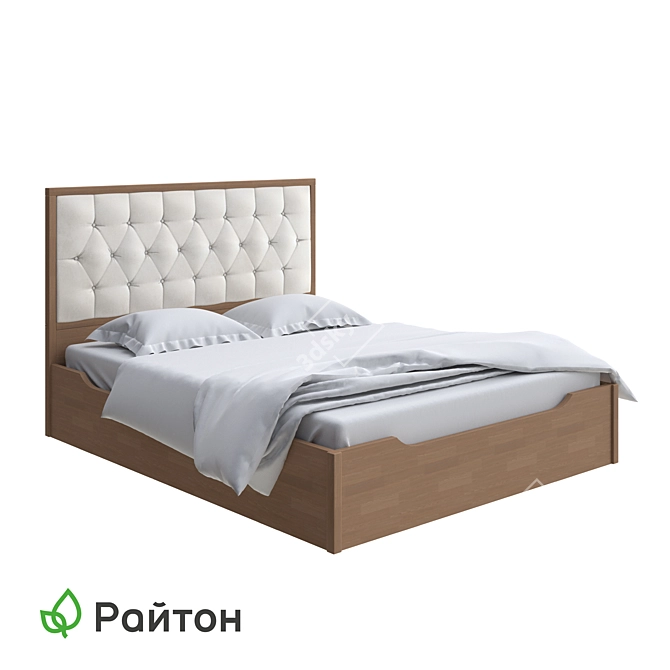 Vester Upholstered Storage Bed 3D model image 1