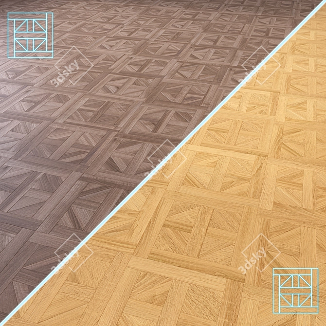 Versatile High-Quality 3D Parquet 3D model image 1