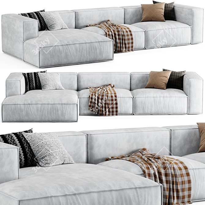 Modern Dunbar Sofa by FEST 3D model image 1