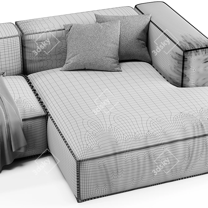 Modern Dunbar Sofa by FEST 3D model image 6