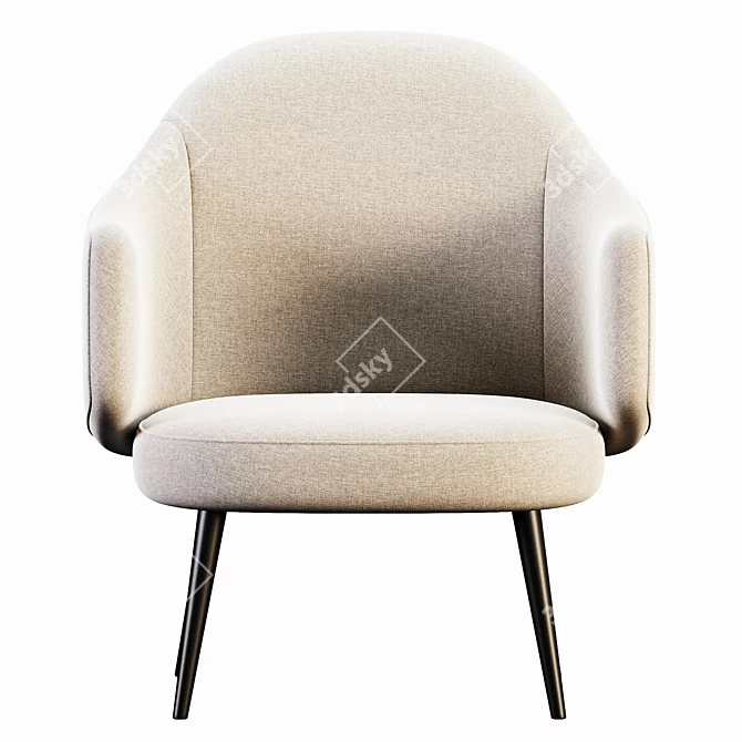 Modern Charlotte Chair 2015 Render 3D model image 2