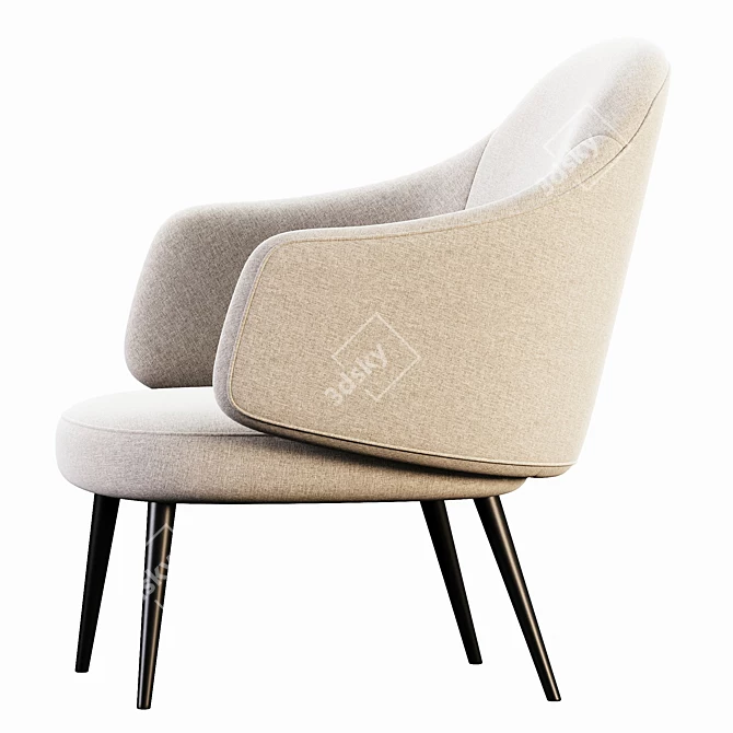 Modern Charlotte Chair 2015 Render 3D model image 4