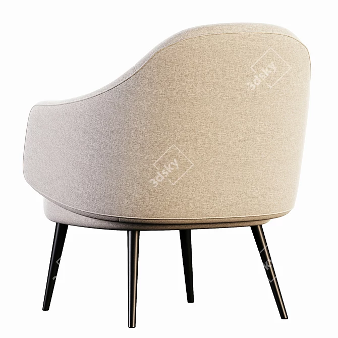 Modern Charlotte Chair 2015 Render 3D model image 5