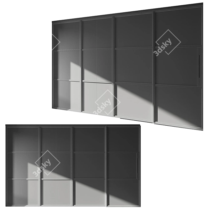 SmartSystems Sliding Doors Set 3D model image 6