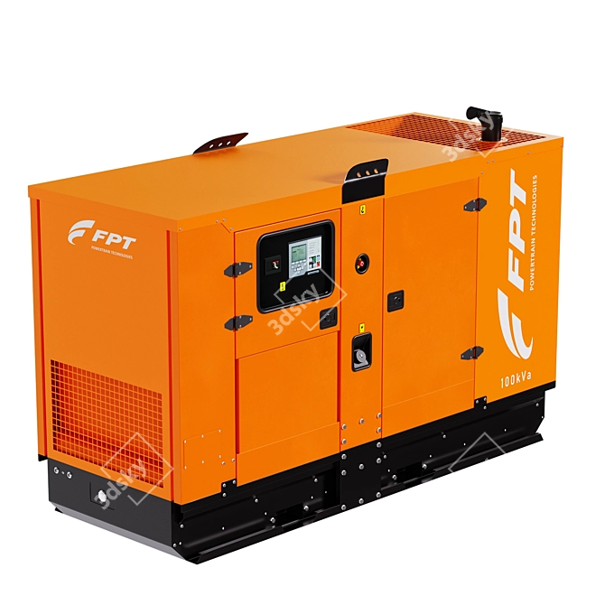 FPT GS NEF100 Diesel Generator 3D model image 1