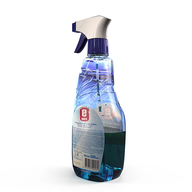 Household Chemicals: Organized Essentials 3D model image 5