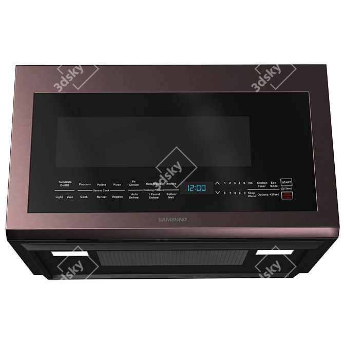 Samsung Bespoke Over-Range Microwave 3D model image 6