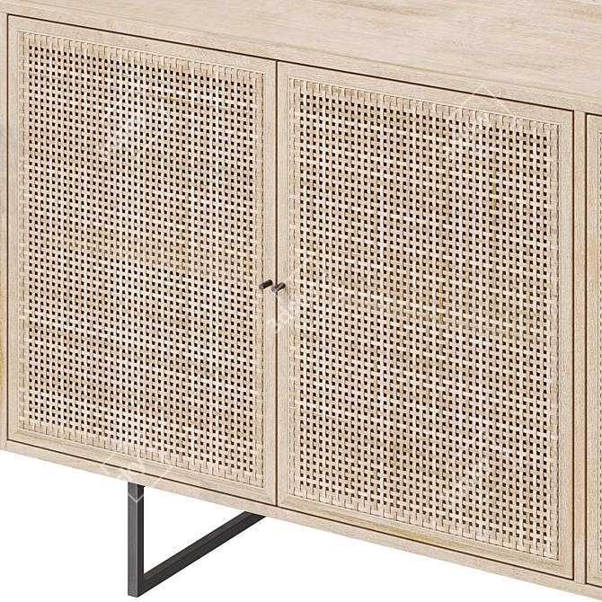 Sleek Amberley Sideboard Furniture 3D model image 2