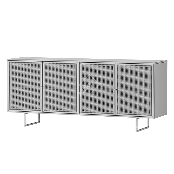 Sleek Amberley Sideboard Furniture 3D model image 4