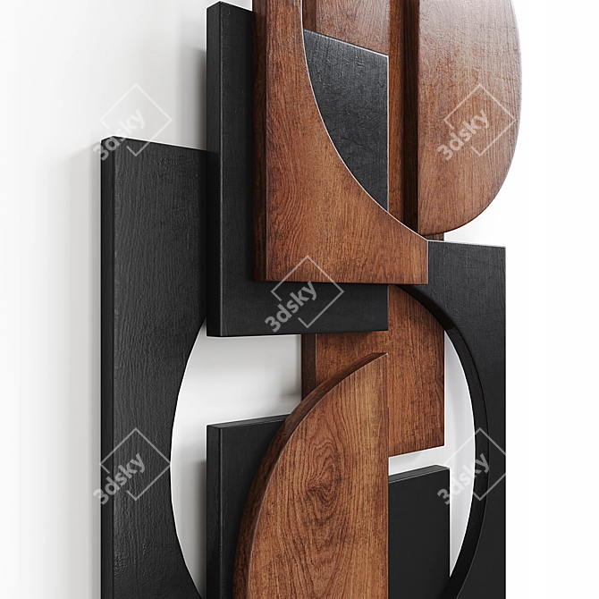 Tilde Grynnerup Wooden Panel Set 3D model image 3