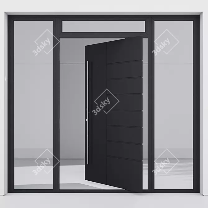 Corona Aluminium Door 59 Render 3D model image 1