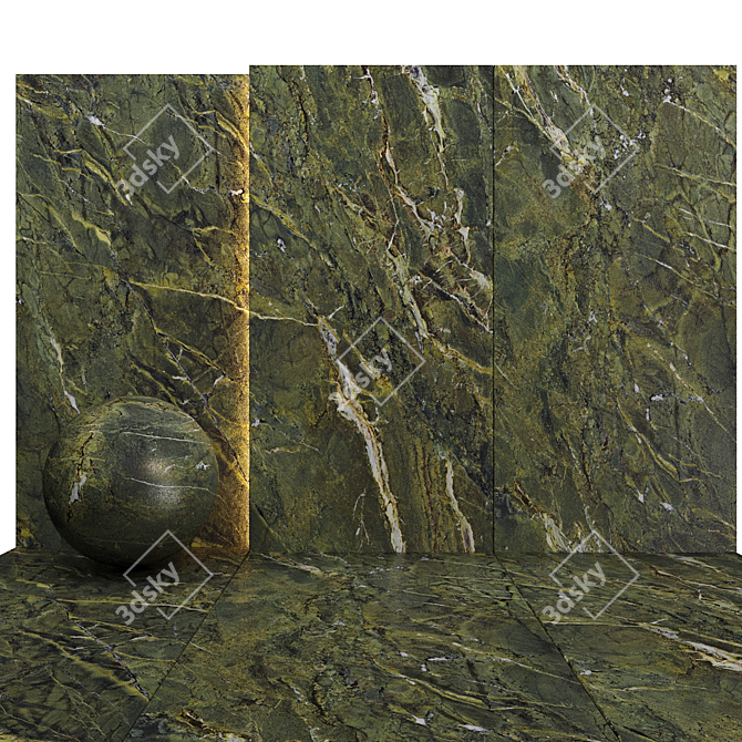 Luxury Marble Textures Set 012 3D model image 4