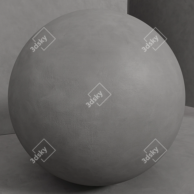 Seamless Concrete Plaster Set 3D model image 2