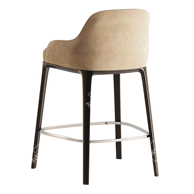 Sophie Bar Stool Minotti 2017 3D model image 3