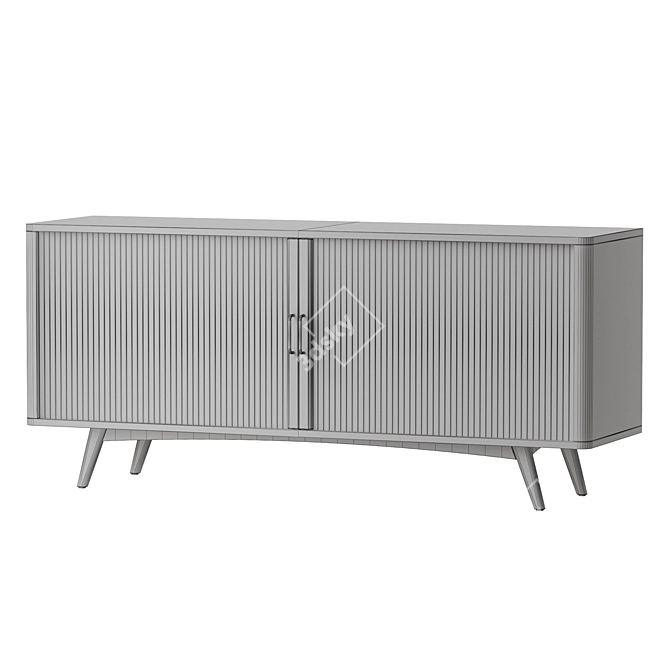 Modern Damiel Sideboard: 9350 Polygons 3D model image 4