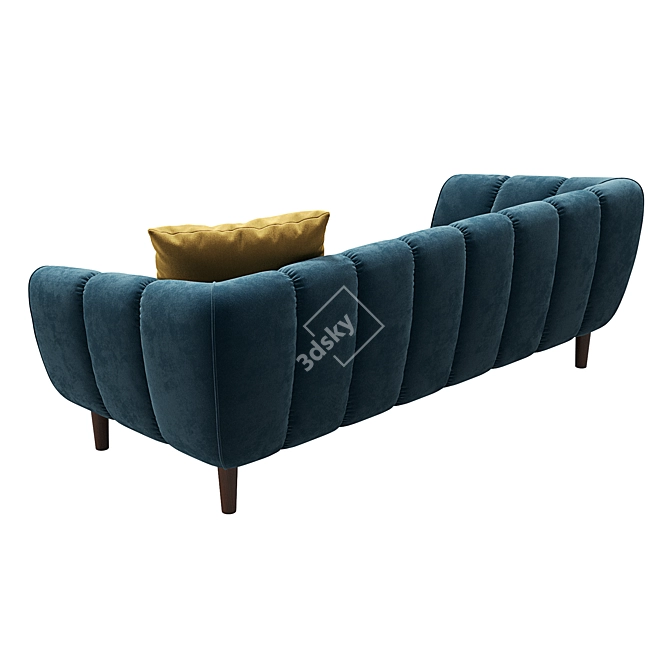 Kaza Bayton Sofa: Modern Comfort 3D model image 3